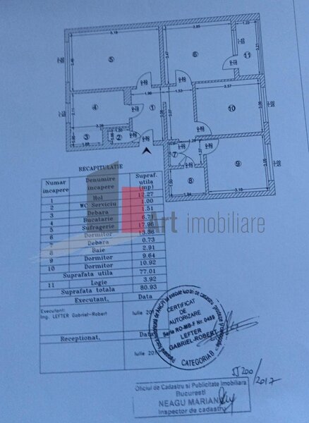 Brancoveanu - Izvorul Rece Vanzare apartament 4 camere decomandat